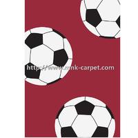 MNK Modern Rooms Rug Hand Tufted Football Pattern Carpets
