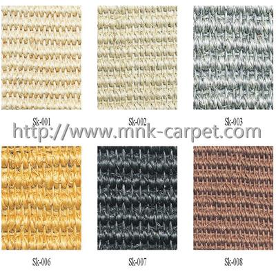 Customized latest luxury sisal carpet with latex backing
