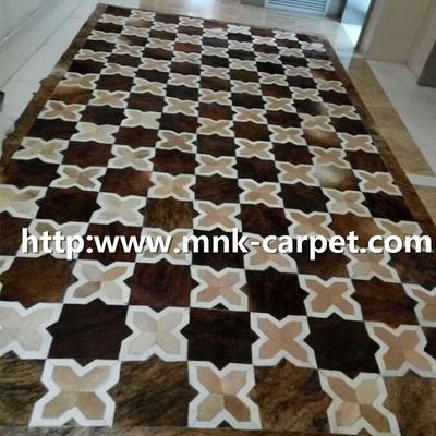 Luxury Home Fashion Patchwork Cowhide Rugs