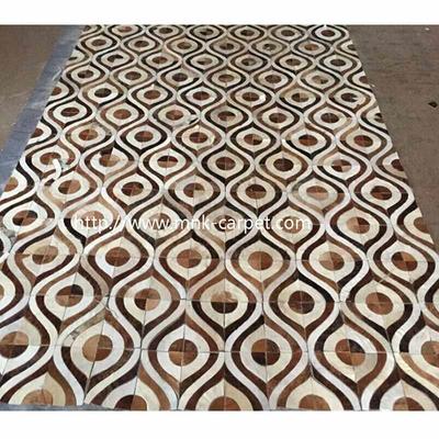 Non-slip And Safety Cowhide Modern Room Style Carpet