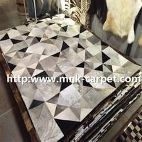 Fashion Patchwork High Quality Cowhide Rugs For Flooring Covers