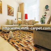MNK Cowhide Rug Modern Home Living Room Decoration Carpet